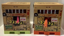 Crate Creatures Surprise Monster Toys Char, Pudge Lot of 2 One Opener. Tested.