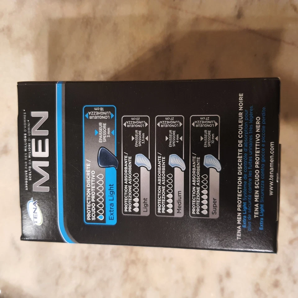 112 unités TENA Men Protections Absorbantes Extra Light :  Incontinence Homme  - Photo 2/4