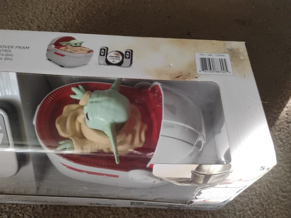Star Wars The Mandalorian Grogu and Hover Pram Radio Control New  - Image 2 of 4