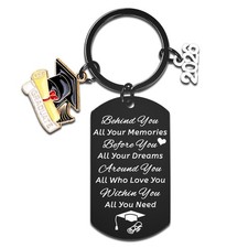 2026 Graduation Gift for Him Her Class of 2026 Graduation Keychain, Inspirat...