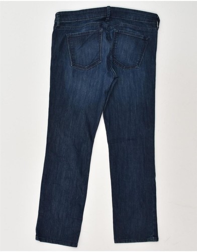 GAP Womens Straight Jeans UK 12 Medium W34 L28 Blue Cotton AP03 - Picture 2 of 3