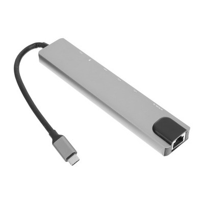  8 in 1 Typ-C-Nabe-Splitter-Multi-Port-Adapter