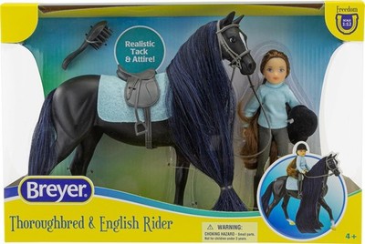 Breyer Freedom Series Vollblut Mit Englischem Reiter 61145 Pferde-Spielset