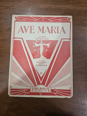 Ave Maria Song with Guitar Chords by Morris Music Co.