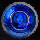 Shirley Temple Cobalt Blue Depression Glass Bowl Hazel-Atlas Glass Co 1930's