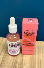 Isle of Paradise Self-Tanning Drops DARK 1.69oz AND BODY MOISTURIZER 20ML