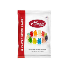 Candy, 12 Flavor Gummi Bears, 5 Pound Bag