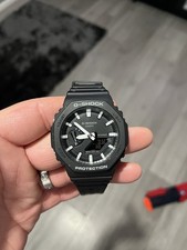Casio G-Shock 45mm Black Resin Case with Black Resin Strap Men