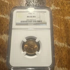 1936  Wheat Cent NGC Graded MS 66 RD Beautiful Coin.