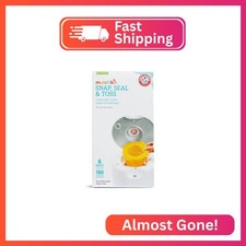 Munchkin  Arm  Hammer Diaper Pail Snap, Seal  Toss  Refill Bags, Holds up to 1