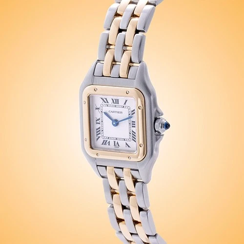 Cartier Panthère Small Size Quartz Yellow Gold / Steel Ladies Watch W25029B6 - Image 4 of 4