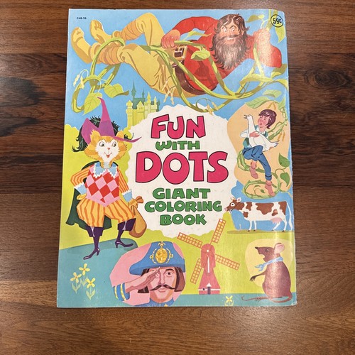 Vintage Coloring Books Lot 60’s-70’s, Tom Thumb, Pets, Fun With Dots, Unused - Afbeelding 7 van 15