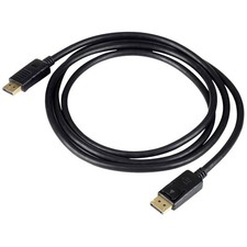 Akyga AK-AV-10 DisplayPort cable 1.8 m Black