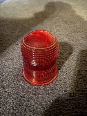 Kopp Glass AP-3522-2-R Vintage Aviation Red Glass Globe
