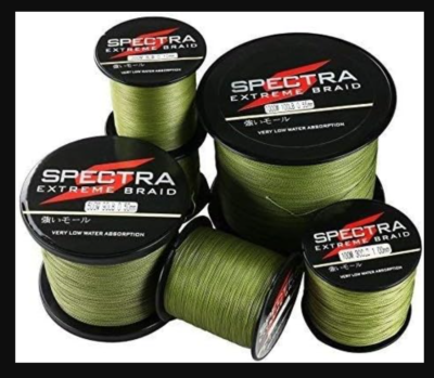 Spectra Extreme Braid Dorisea Extreme Braid 100% Pe Moss Green Braided