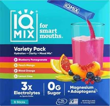 IQMIX Sugar Free Electrolytes Powder Packets - Hydration Supplement Drink Mix.