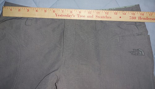 The North Face Women's Pants 8 Short Gray Straight Hiking Fishing Camping Pants - Picture 6 of 14