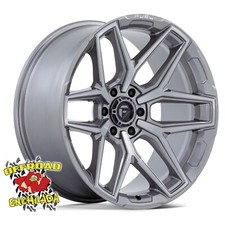 4/ 22x12" 6x5.5" Platinum Fuel Flux Wheels Rims Fits Ram Sierra Tundra Silverado