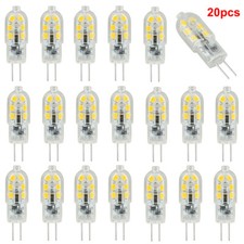 20PCS 12V G4 HALOGEN BULBS,2W Warm Light Bi-pin Base LED Capsule Lamp Light Bulb