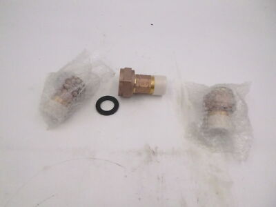 3 Pack Brass NSF-61-G Fitting/Connector W/ Gasket 3/4''MPT x 1-1/4''FPT