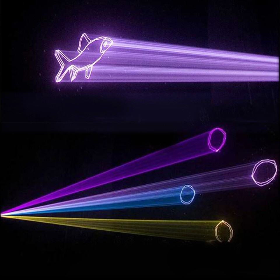 Update Version Waterproof 3W/6W/12W RGB Animation Laser Moving Head ...
