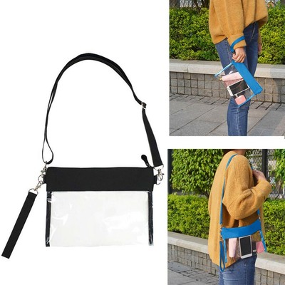 clear shoulder strap bag