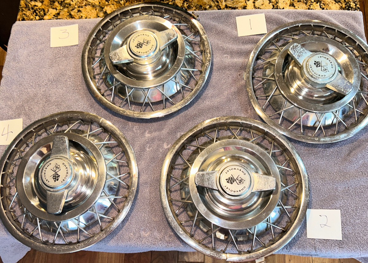 Set of 4 OEM 1962-63 Chevy II Impala Corvair 13