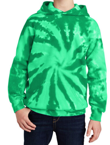 Youth Tie Dye Hooded Sweatshirt Kids Boys Girls Hoodie Child Hoody XS-XL NEW - Picture 3 of 9