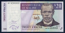MALAWI 20 Kwacha 2007 P.M. Nr. 52c Fior Di Stampa - Gian 4