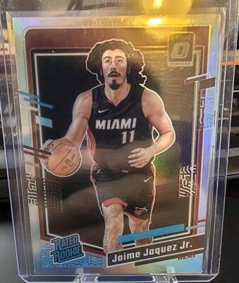 2023-24 Donruss Optic Jaime Jaquez Jr #216 Rating Rookie Silver Holo Prizm Heat 