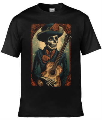 Day of the Dead Design 4 von 24 Soft Style Tshirt Sugar Skull