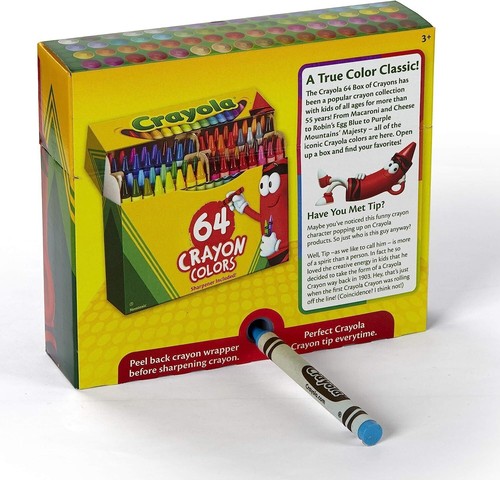 Brandneu Bleistift Box mit Schärfer 64 Bleistifte verschiedene Farben - Bild 3 von 4