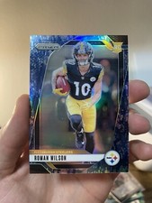 2024 Panini Prizm Roman Wilson RC Rookie NAVY CAMO /20 Pittsburgh Steelers