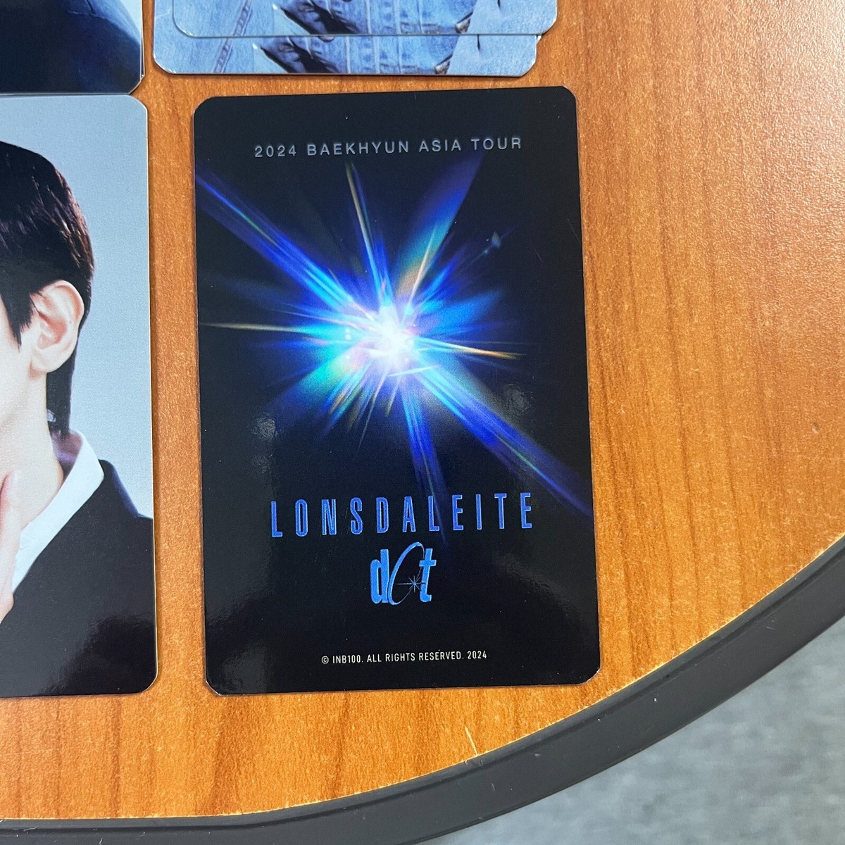 BAEKHYUN Photocard EXO Official ASIA TOUR 'LONSDALEITE_Authentic