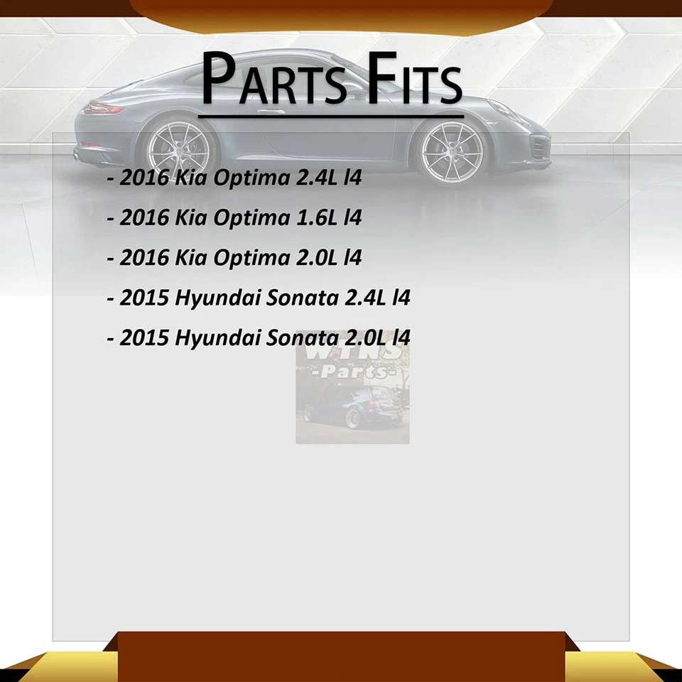 Kit de eslabones de barra estabilizadora delantera trasera 4x para Hyundai Sonata 2015 2,4 L Foto 2 de 4