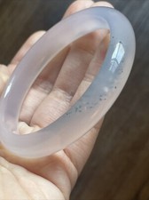         55 Mm Natural chalcedony Agate Bangle