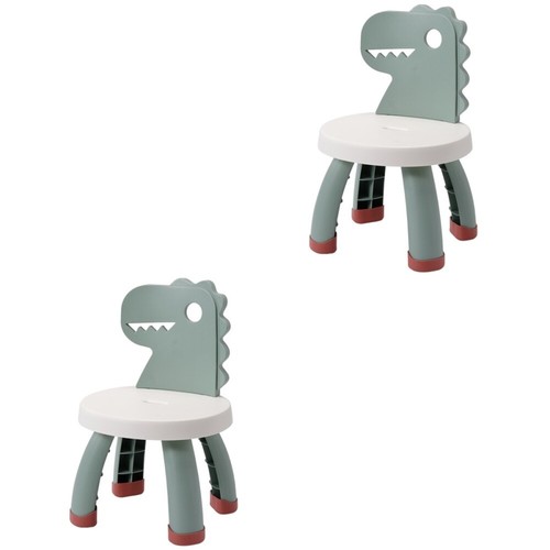 2x Plastic Backrest Chair Children Back Chair Toddler Chair - Picture 9 of 12