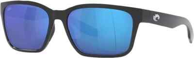 Costa Del Mar 06S9081 908101 Palmas Sunglasses Black Frame Blue 580G Polarized