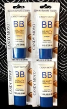 4pk CANDY MOYO Nucolor BEAUTY BENEFIT B.B CREAM MEDIUM 1 FOUNDATION CONCEALER