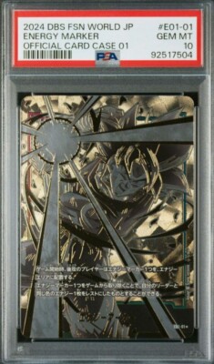 PSA 10 Goku Energy Marker E01-01 Dragon Ball Fusion World PSA 10 Goku Energy Marker E01-01 Dragon Ball Fusion World