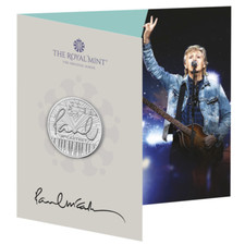 2024 United Kingdom £ 5 Pound BU Coin - Music Legends: Sir Paul McCartney