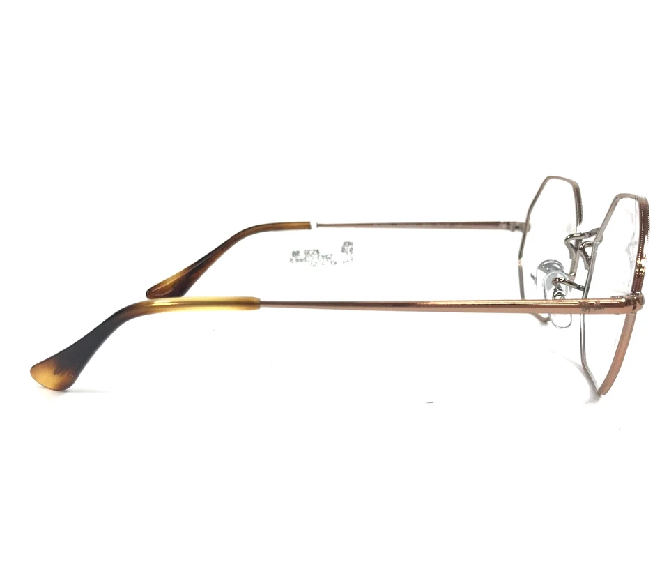 Ray-Ban Eyeglasses Frames RB1972V OCTAGON 2943 Copper Brown Wire Rim 51-19-140 - Image 3 of 4