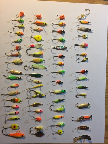 Angelköder 66, verschiedene Eisangeln 🎣Panfish Jigs, Sortiment, Fische, Einzelhaken. - Bild 3 von 12