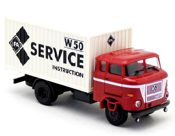 Busch Espewe 95175 - Ifa W50 Mk Lkw Koffer Service Instruction Ddr 1:87 H0-image