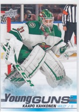 19/20 UD..KAAPO KAHKONEN..YOUNG GUNS..RC..# 470..WILD..FREE COMBINED SHIP