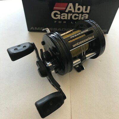 Abu アンバサダー 6500cs ROCKET BLACK EDITION Abu Garcia Ambassadeur® Pro Rocket BE Round Baitcast Reel