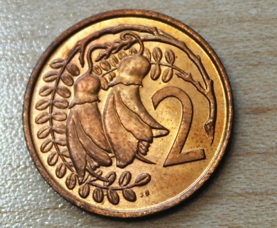 古い硬貨 1967 New Zealand 2 Cents | eBay