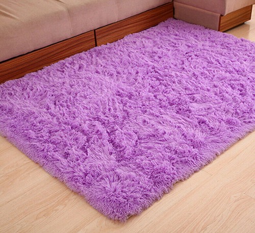 Fluffy Fur Area Rugs Soft Non-Slip Anti-Skid Dining Bedroom Carpet Floor Mat New - Picture 15 of 20