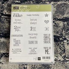 Stampin' Up SOMETHING TO SAY Set of 17 Stamps 134180