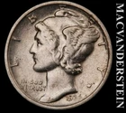 1936-D Silver Mercury Dime - Scarce  Better Date  No Reserve  #L4709